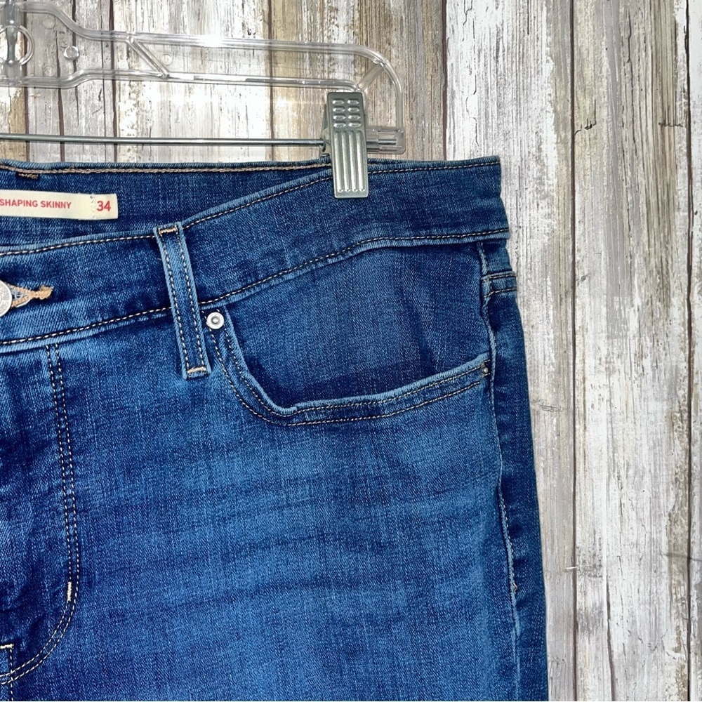 Levi’s 311 Shaping Skinny Medium Wash High Rise Skinny Jeans Women’s 34 - Picture 3 of 6